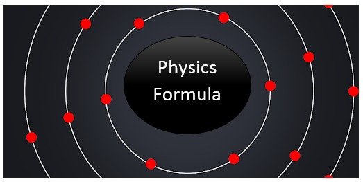 Physics Formula Work Sheet 
