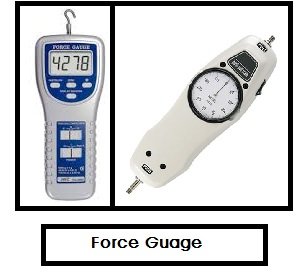 Force guage, parts, types, specifications, applications