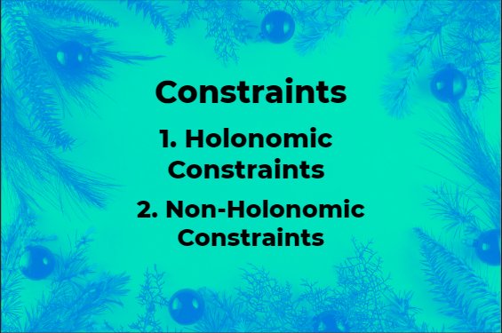 Constraint and its types